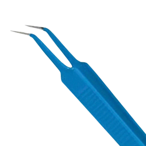 Pinzas Eléctricas Bipolares Europeas Anguladas McPherson de 12 cm con Punta de 0.5 mm, de Acero Inoxidable, Antiadherentes, Juego de Instrumentos Electroquirúrgicos - Product Image 3