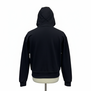 Sweat à capuche pour homme respirant, de haute qualité, hiver, fermeture éclair, impression personnalisée, 450 g/m², 100 % coton molletonné, adapté et à séchage rapide - Product Image 2