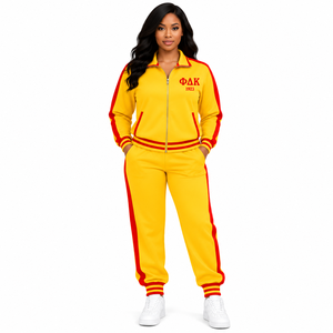 PDK <b>Womens</b> Polyester Tracksuit Athletic Leisure Clothing Featuring Full Zip Track <b>Jacket</b> and Comfortable Pants for Weekend - Product Image 1