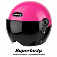 Équipement de protection pour moto, casque ouvert, casque de moto pour les trajets quotidiens en ville, casque de moto personnalisé