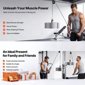 Système de musculation à domicile - Ensemble d'accessoires pour machine à câbles de musculation - Product Image 2