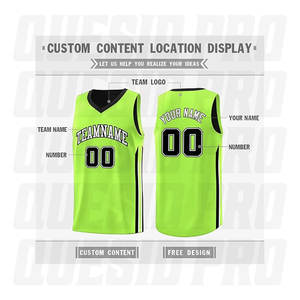 Camiseta de Baloncesto Personalizada para Hombre, Diseño Sublimado Unisex, Ropa Deportiva, Camisetas de Baloncesto de Malla, Ropa de Baloncesto Reversible - Product Image 3