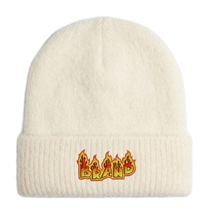 Apex Crest Apparel Nouveautés 2025 Bonnets en tricot jacquard acrylique unisexe chauds et ajustables pour l'hiver Vente en gros Logo personnalisé - Product Image 2