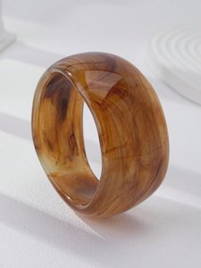 Chunky Resin <b>Cuff</b> Bangle Bracelet: Minimalist Acrylic <b>Arm</b> Candy Bangles Irregular Geometry Fashion Jewelry - Product Image 4