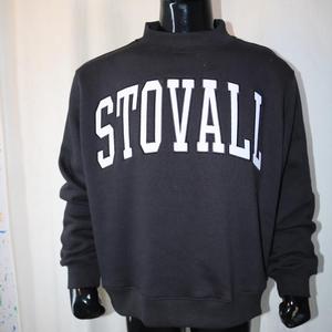 Sudadera STOVALL con cuello simulado, 450 GSM, bordado con nombre personalizado, corte holgado, 100% algodón, felpa francesa. - Product Image 2