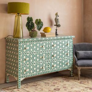 Cajonera con Incrustaciones de Hueso al Mejor Precio, Muebles con Incrustaciones de Hueso de Camello de la India, Muebles con Incrustaciones de Hueso de Camello por INDIAN - Product Image 6