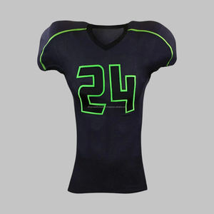 Uniforme de fútbol cosido personalizado Camisetas de fútbol americano para hombres Mujeres Camisetas de poliéster unisex Uniformes de fútbol - Product Image 2