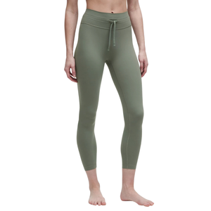 Leggings de Yoga de Cintura Alta con Cordón Ajustable, Transpirables, de Secado Rápido, Elásticos y de Longitud Completa para Entrenamiento - Product Image 1