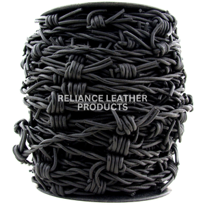 Regular <b>Leather</b> Barbed Wire Cord Twisted Cowhide Jewelry Cord <b>Bracelet</b> Necklace DIY Jewelry Making Premium Craft Supplies - Product Image 4