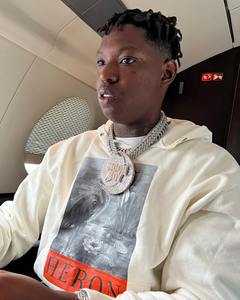 Pendentif Hip Hop Lettre 'Moon Boy' entièrement serti de diamants en Moissanite incolore couleur argent 925, pour rappeurs, à prix bas - Product Image 5