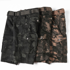 Pantalones Cortos Deportivos Cargo para Hombre, Talla Grande, Bermudas, Pantalones Cortos de Algodón Sueltos y Rectos para Correr, Gimnasio, Tácticos - Product Image 3