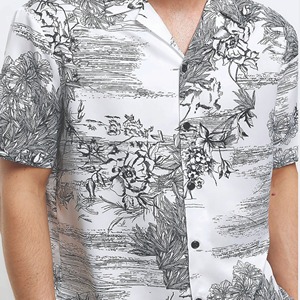Camisa Hawaiana para Hombre, Sublimada Personalizada OEM, 100% Algodón, Antiarrugas y Transpirable - Product Image 5