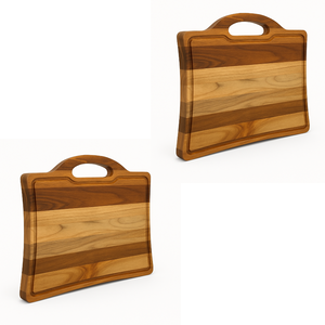 Acacia Wood Cutting Board with Handle Serving Tray Solid Wood <b>Kitchen</b> Chopping Board Food Grade Eco Friendly OEM - Product Image 5