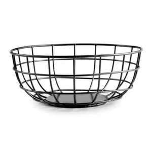 Panier à fruits en fer au design classique, parfait pour le rangement et la présentation sur le comptoir de cuisine, adapté aux fruits, légumes et pain. - Product Image 3