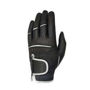 Gant de golf en tissu microfibre pour homme, 1 pièce, pour gaucher, durable, noir, cadeau pour tous les golfeurs - Product Image 3