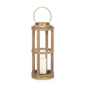 Lanterne en bois rectangulaire personnalisée, lanterne à bougie en bois faite à la main avec dessus noir, porte-bougie vide pour événements et décoration intérieure - Product Image 2