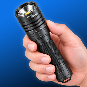 Linterna LED Recargable de 11W, Aleación de Aluminio ZEROBEAM D5, con Zoom, Regulable, a Batería, para Senderismo, Viajes, Aire Libre, Luz Blanca - Product Image 1