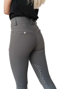 Leggings d'équitation pour femmes, design taille haute, respirants, coupe ajustée, pantalon d'équitation - Product Image 3