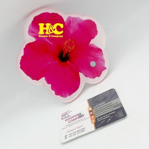 Boîte à cils magnétique en acrylique rose avec logo personnalisé, motif fleur rouge, écologique et réutilisable, pour extensions de cils - Product Image 4