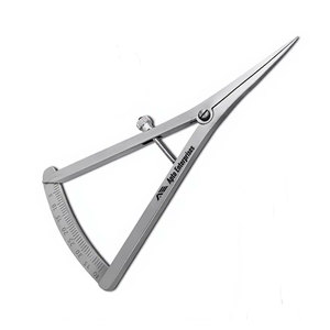 Calibre Droit de 4,5 Pouces de Long pour la Cartographie Osseuse, Instrument de Mesure 0-40mm avec Échelle de Précision pour Implants Dentaires, Chirurgicaux et Orthodontiques - Product Image 6