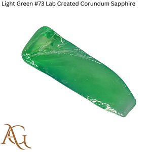 # 73 Esferas de Corindón Verde Claro Cultivadas en Laboratorio, Zafiro Sintético Creado por Fusión de Llama, Gema Simulada para Corte y Lapidación - Product Image 1