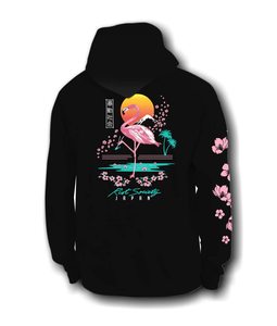 Sudadera con Capucha para Hombre, Diseño Gráfico de Flor de Flamenco, Estilo Urbano, Informal, Cómoda, Antiarrugas, Ecológica - Product Image 2