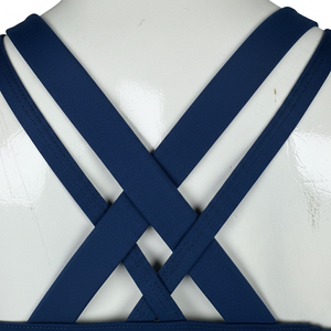 Sujetador deportivo para mujer, ajustado, moderno, para gimnasio, fitness, yoga, entrenamiento, con logo frontal y técnica de lavado. - Product Image 5