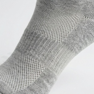 Gray Ankle <b>Socks</b> Breathable Knitted Cotton Polyester Spandex <b>Running</b> Sports <b>Socks</b> for Adults Summer Thin Solid Style - Product Image 5