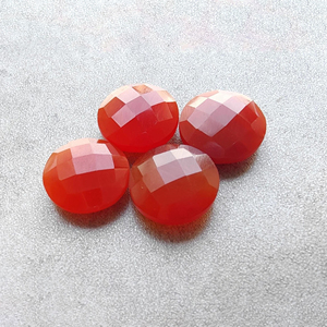 Carnelian naturel, taille briolette, coupe ronde, calibré, qualité AAA+, pierre précieuse pour la fabrication de bijoux, toutes tailles disponibles - Product Image 6
