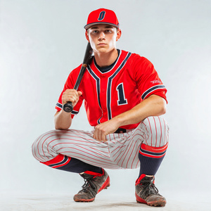 Uniforme de Béisbol Deportivo de Manga Corta con Camuflaje, Uniformes de Softbol para Hombre, Conjuntos de Camisetas de Béisbol Personalizadas de Alta Calidad 100% Poliéster - Product Image 3