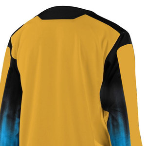 Maillot de course moto personnalisé, nouveau style, coupe-vent, imprimé, polyester/coton, respirant, séchage rapide, couleur et logo personnalisables - Product Image 3