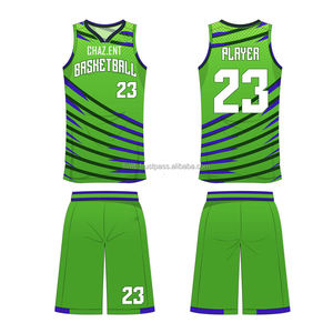 Uniforme de Baloncesto Sublimado de Alta Calidad, Conjunto Negro, Verde y Naranja, Cuello en V, Sin Mangas, Absorbe la Humedad, Unisex, Adulto, Deportivo - Product Image 2