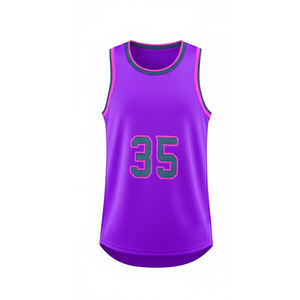 Maillot de basket-ball d'entraînement de qualité supérieure, léger, professionnel, personnalisé et sublimé - Product Image 2