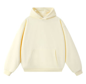 Sweat à capuche unisexe d'hiver de haute qualité pour homme, 100 % coton, molleton épais, anti-plis, avec logo personnalisé sur le devant, col ample - Product Image 4