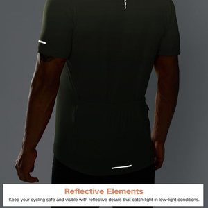 Maillot de cyclisme professionnel respirant avec poches sécurisées pour le cyclisme et les compétitions - Product Image 2