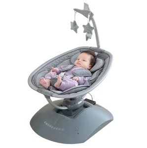 Silla mecedora eléctrica para bebés recién nacidos, con control remoto, de alta gama, con respuesta automática, todo en uno, diseño clásico nuevo, suave y cómoda. - Product Image 1