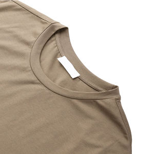 เสื้อยืดผ้าฝ้ายถัก เนื้อผ้าเรียบเนียน สวมใส่สบาย เสื้อผ้าลำลองทันสมัย - Product Image 5