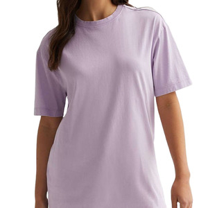 Camisetas de Mujer con Hombros Caídos y Corte Largo, Precio Razonable, Camisetas Lisas con Impresión Personalizada - Product Image 5