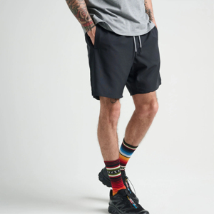 Short de sport unisexe à séchage rapide, taille élastique, style vintage, 100 % polyester, pour la course, la gym et le fitness - Product Image 3