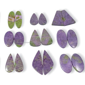 Natural Stichtite Pair Cabochon <b>Healing</b> <b>Crystal</b> Quartz Wholesale Bulk Loose Gemstone Chakra Spiritual Reiki Raw - Product Image 2