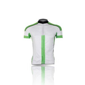 Conjunto de Jersey y Pantalones Cortos de Ciclismo Blancos y Verdes para Hombre, Ropa Deportiva Transpirable de Secado Rápido para Ciclismo al Aire Libre - Product Image 3