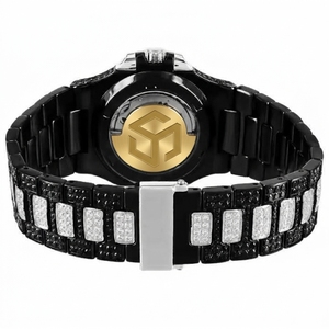 Luxury Iced Out Moissanite Diamond Hip Hop <b>Quartz</b> <b>Watch</b> <b>Men</b> Polygon Analog Wristwatch - Product Image 4