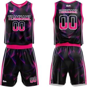 Uniforme y Pantalones Cortos de Baloncesto Personalizados, Ropa de Baloncesto, Tejido Transpirable Ligero de Secado Rápido que Absorbe la Humedad OEM ODM - Product Image 1