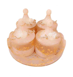 Juego de Frascos para Frutos Secos de Resina Ecológica de la Mejor Calidad con Diseño Pintado a Mano para Regalo, Hecho en India, Decoración del Hogar de Tendencia - Product Image 2