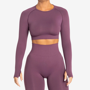 Custom logo Size Color Yoga Wear Wholesale Activewear Custom Made Hot Selling <b>Top</b> Trending Product Women Bra And Legging Set - Product Image 2
