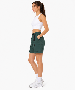 Shorts cargo décontractés pour femmes Livster, taille mi-haute, utilitaires, pour la randonnée, séchage rapide, légers, performance, 100% coton, multi-poches - Product Image 2
