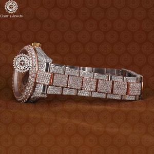 Charm Jewels Luxury Stainless Steel Case Mechanical <b>Watch</b> 40mm Dial Glass Luminous Folding Clasp <b>Men's</b> Fashion 10 Bar Water - Product Image 3