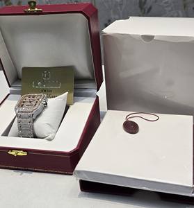 Reloj de Lujo Automático de Acero Inoxidable con Diamantes de Imitación VVS Moissanite, Estilo Hip Hop, que Pasa la Prueba del Diamante - Product Image 4