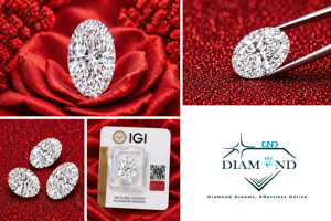 Diamant de laboratoire CVD de 2,52 ct, bleu vif fantaisie, VS1, taille ovale idéale - Product Image 6