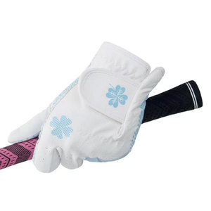 Guantes de Golf Blancos y Rosas de Alta Calidad para Hombre, 1 Pieza, Cuero Genuino Cabretta, Mano Izquierda, Transpirables, Antideslizantes, Personalizables, OEM - Product Image 2